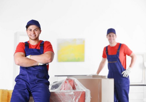 Commercial moving van support for businesses in Maidavale