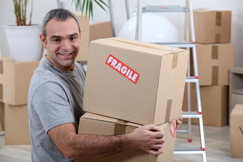 House movers preparing a local home removal in Maidavale
