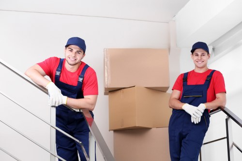 Packing and protecting office equipment during a Maidavale business move