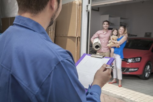 Commercial removals team handling office relocation logistics