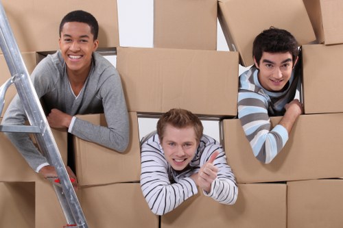 Packing and loading furniture for a Maidavale house move