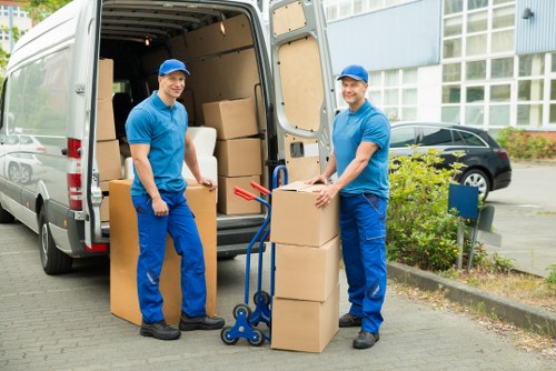 Staff training for safe lifting and professional moving practices