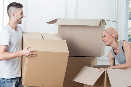 Team member reviewing a removals complaint with service records