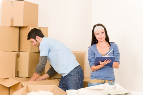 Commercial relocation with a moving truck in Maidavale